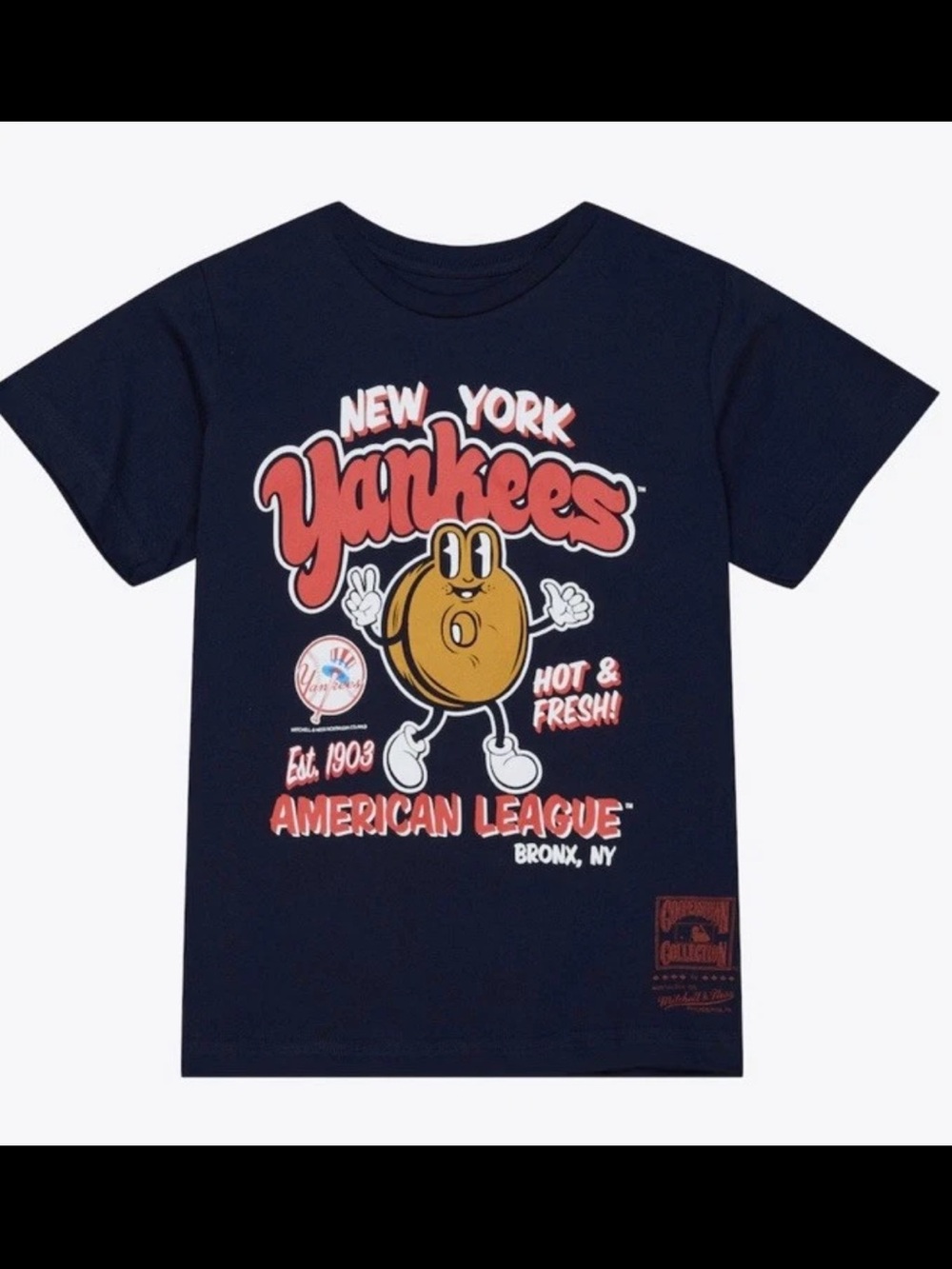 Mitchell & Ness New York Yankees Navy Concession Stand T-Shirt YL